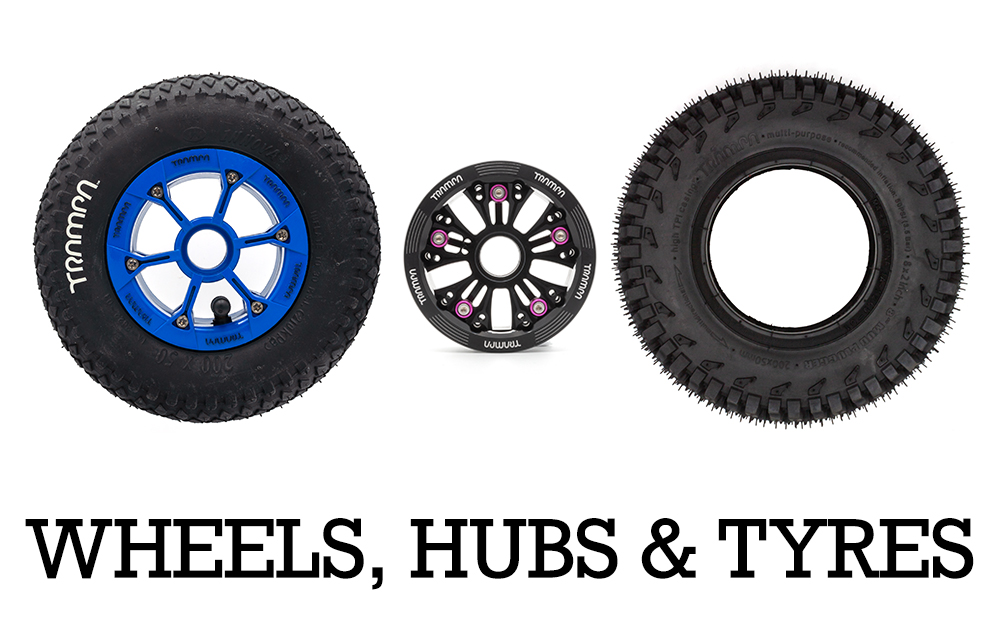 Make the Dream Wheel here using the amazing connectability TRAMPA offers allowing you to make custom wheels from 83mm right up to 10 Inches in Diameter!! Amzaing!!!
