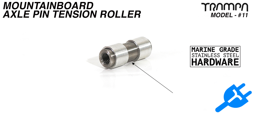 Mountainboard Tension Roller Axle Pin 