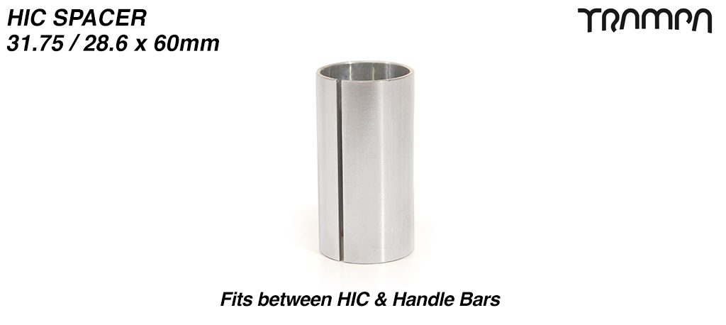 HIC Internal Handlebar Connecting sleeve 31.75 / 28.6 x 60mm