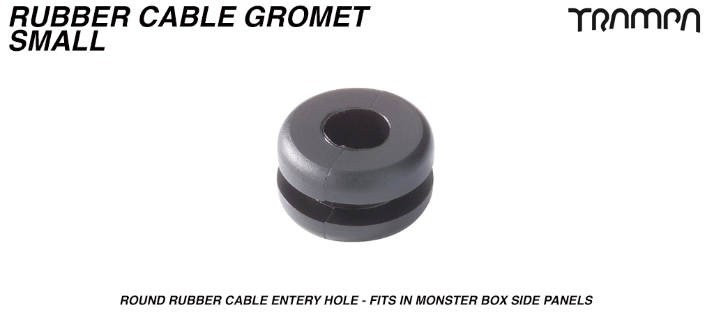 5mm Cable Entry OPEN Grommet - Allows TRAMPA Silicone Cables to pass through sealed holes in Monster Box side panels for water proof assistance & Neat Cabling