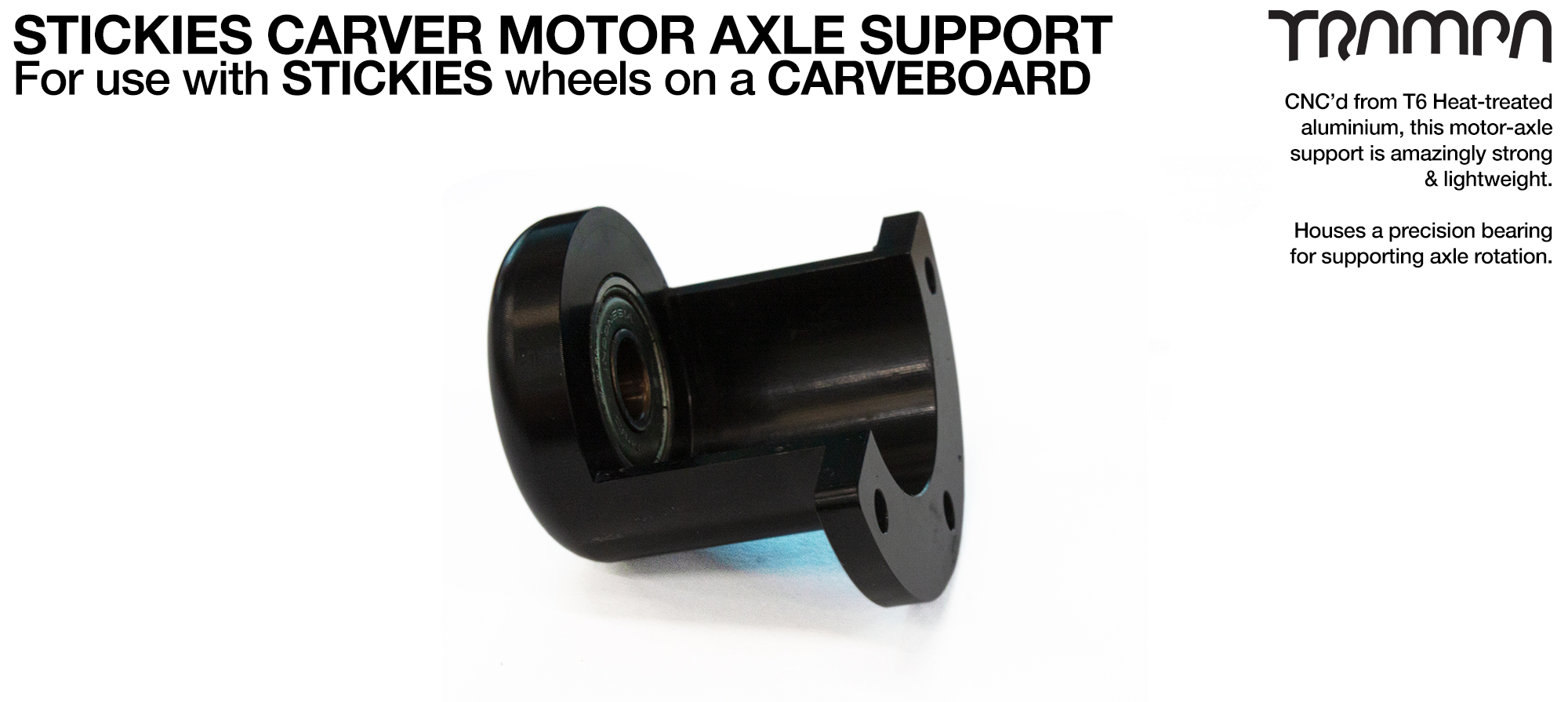 Motor Axle Support for STICKIES & GUMMIES Wheels