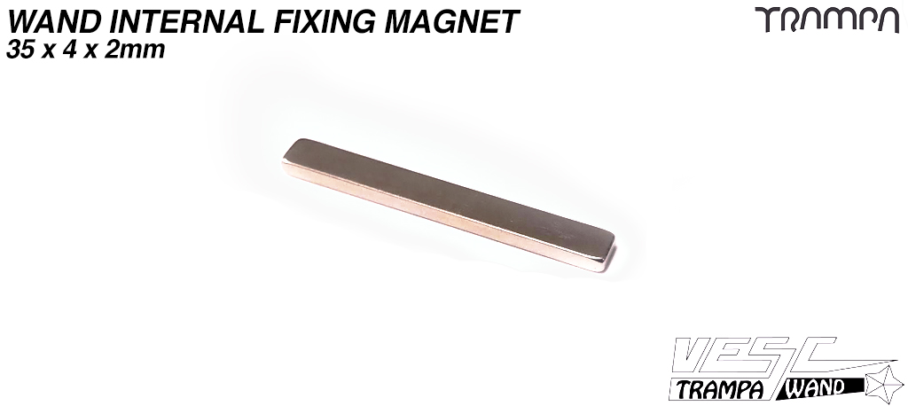 WAND Internal Fixing Magnet 35 x 4 x 2mm - Neodym N45 Vernickelt - halt 2