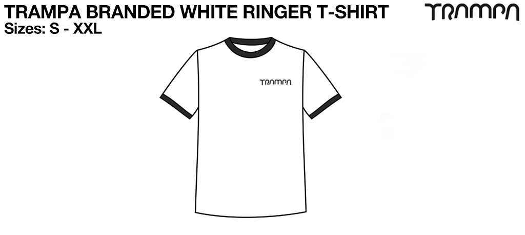 FOTL White Black Ringer T Shirt