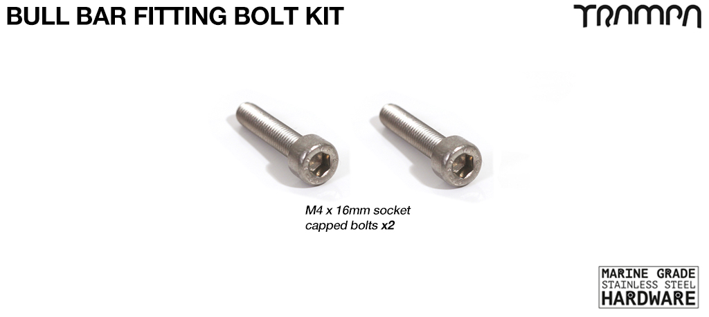 BullBar Stainless Steel Bolt Fitting Kit
