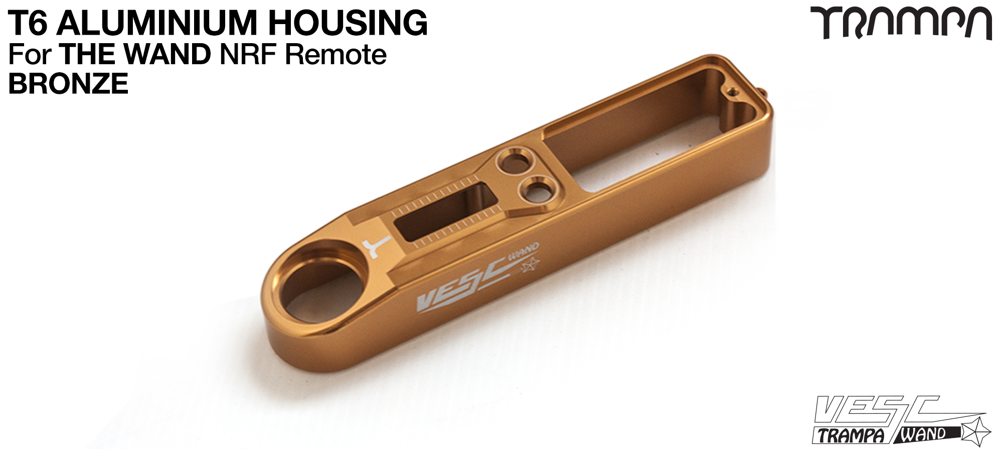WAND T6 Aluminium  Housing - BRONZE Anodised