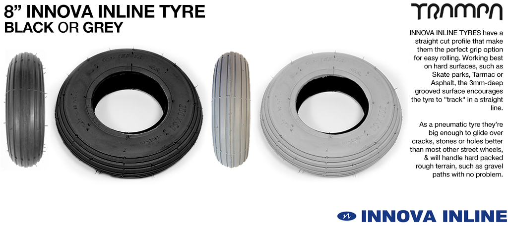 8 Inch Tyre INNOVA INLINE High Pressure Speed - 3.75x 2x 8 