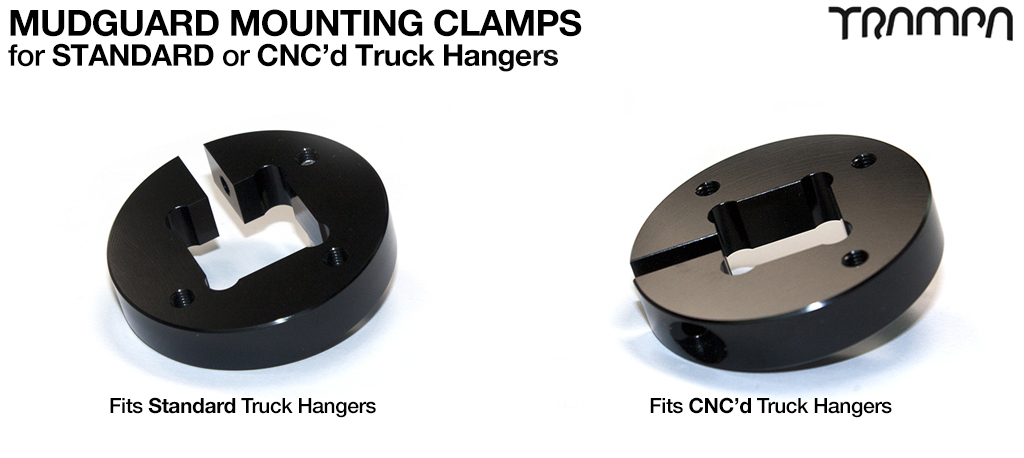 Mud Guard T6 Mounting Clamp - CNC'd or STANDARD HANGER 