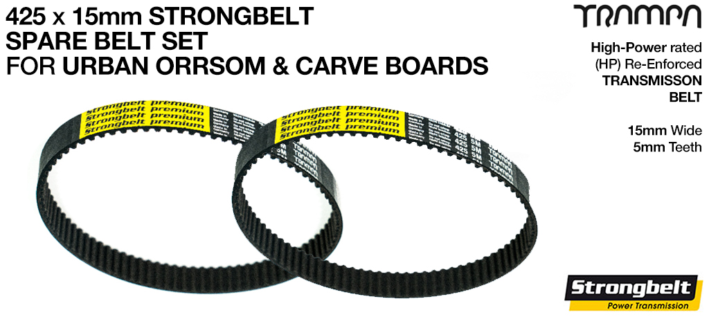 425 x 15 STRONGBELT x2 - Special Offer for URBAN ORRSOM & CARVE Boards