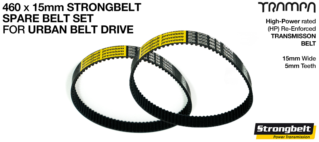 460 x 15 STRONGBELT x2 - Special Offer for URBAN BELT DRIVE Boards 