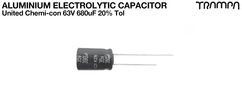 Aluminium Electrolytic Capacitors / United Chemi-con 63V 680uF 20% Tol