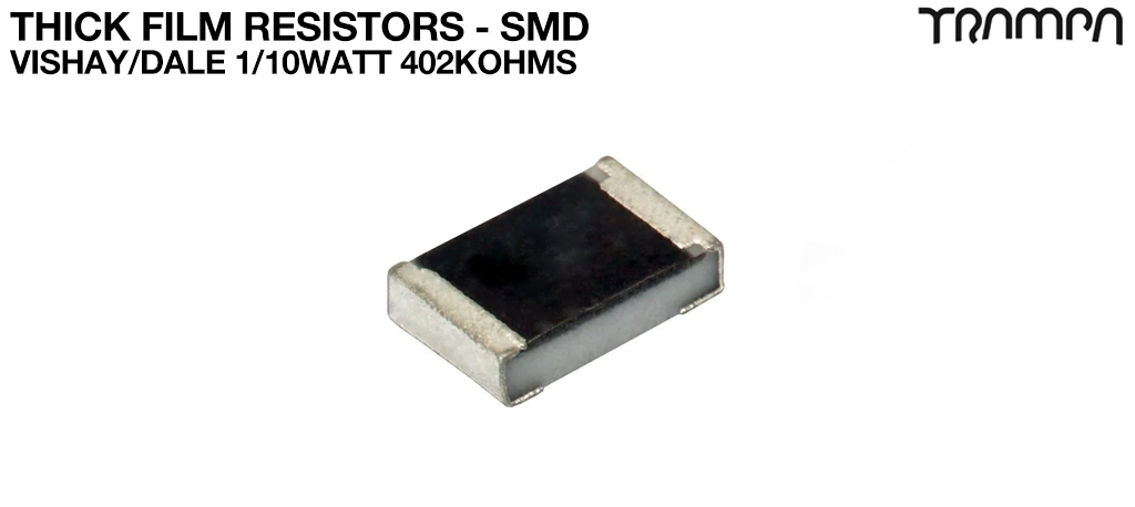 Thick Film Resistors - SMD / Vishay/Dale 1/10Watt 402Kohms 