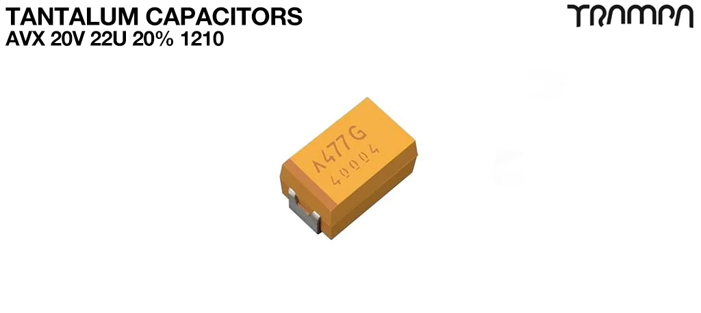 Tantalum Capacitors / AVX 20V 22u 20% 1210