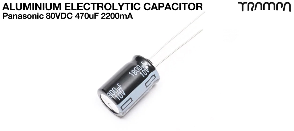 Aluminium Electrolytic Capacitors / Panasonic 80VDC 470uF 2200mA