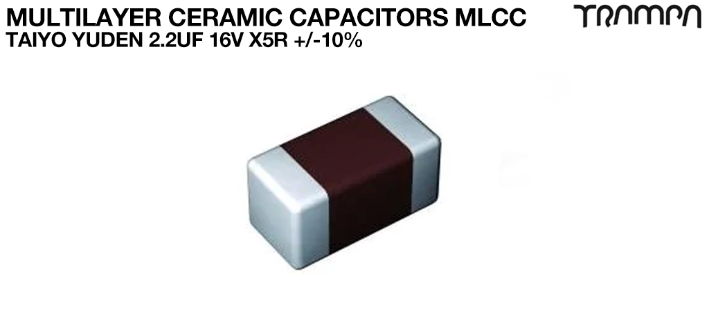 Multilayer Ceramic Capacitors MLCC / TAIYO YUDEN 2.2uF 16V X5R +/-10%