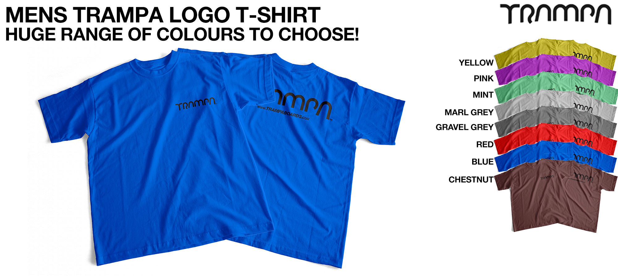 MENS Gildan TRAMPA T-Shirt - Huge choice of colours! 