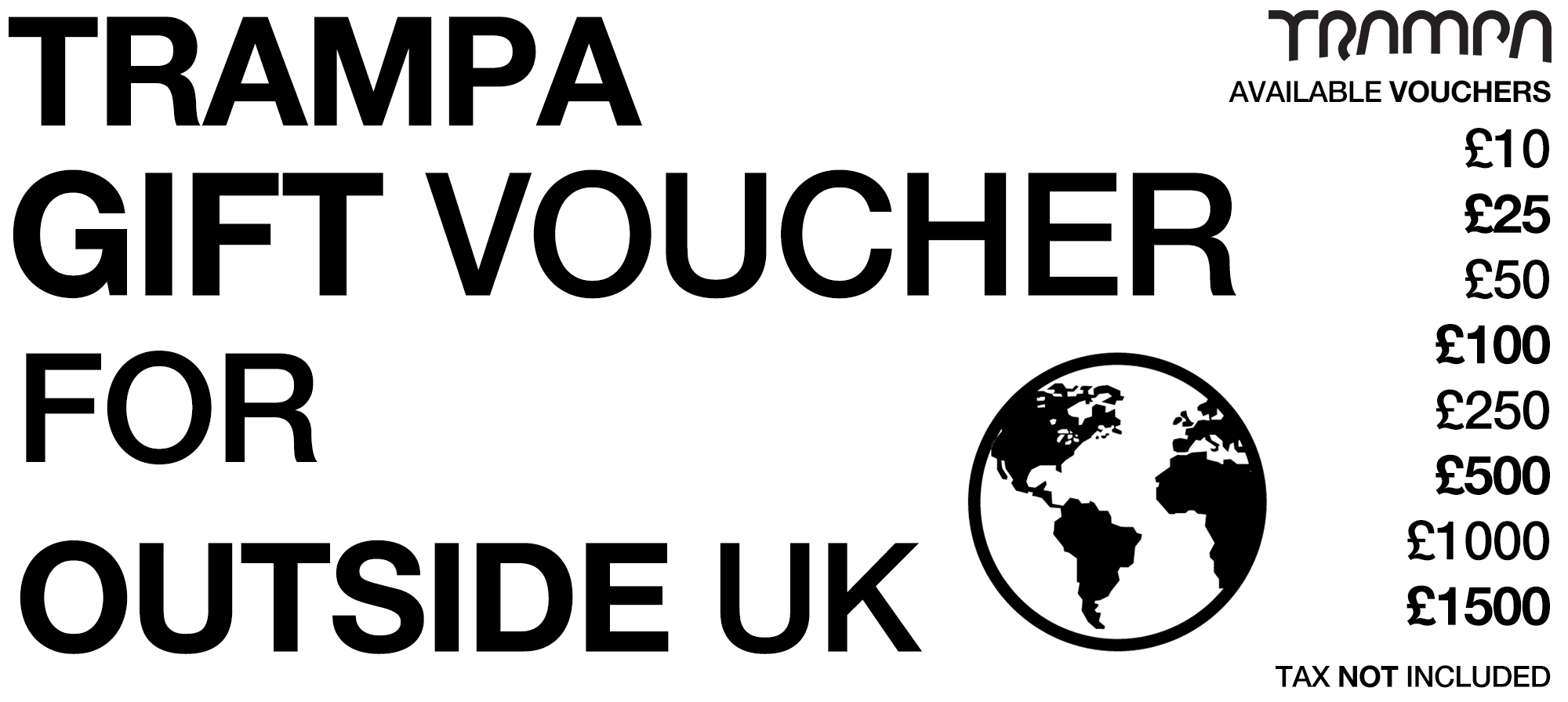 NON UK Gift Voucher - Includes Tax 