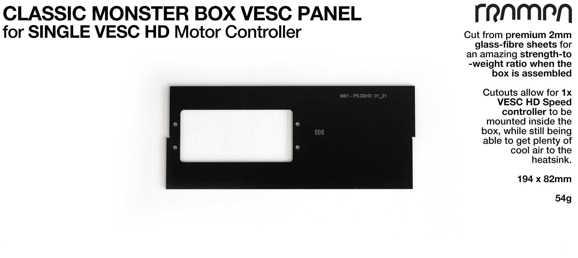 CLASSIC MONSTER Box MkV 1xHD-60Twin Mounting Panel 