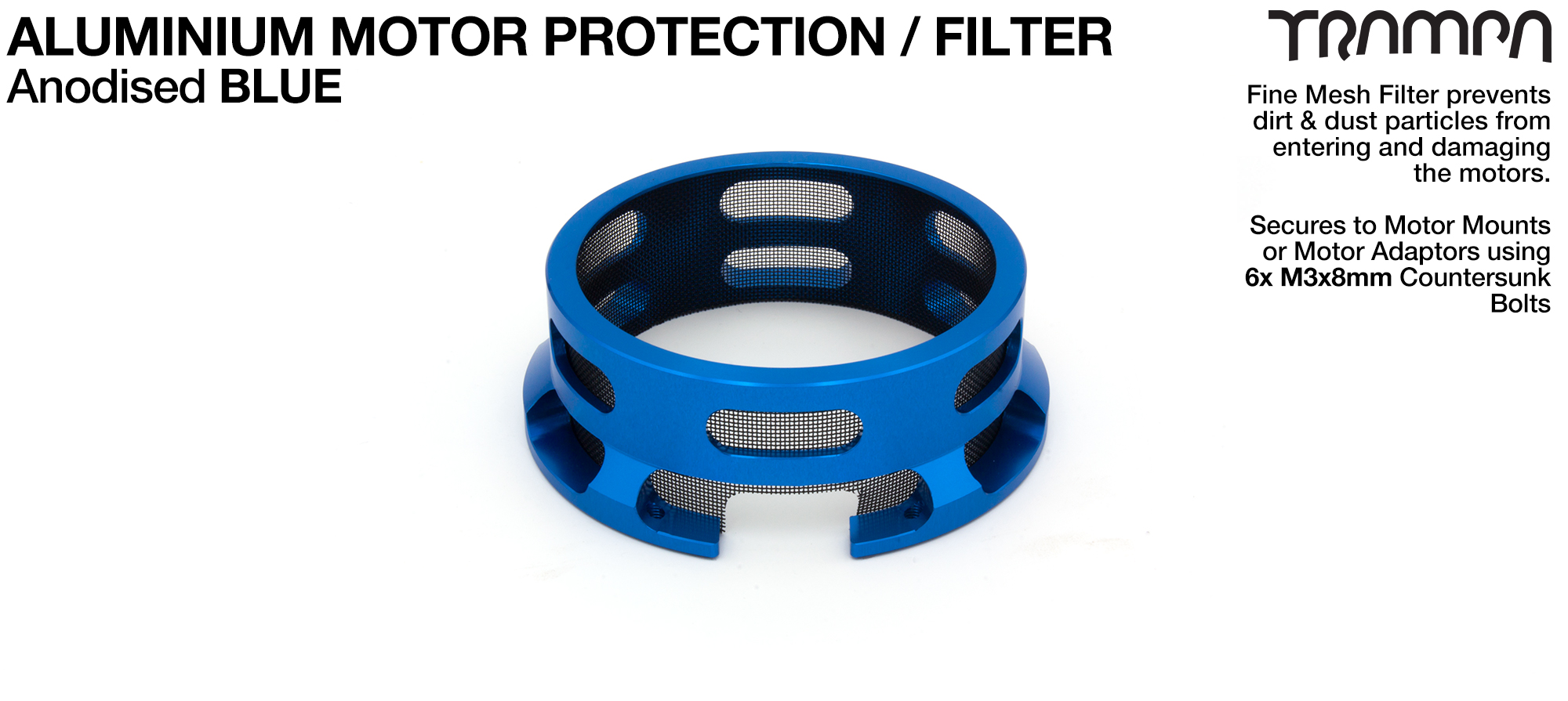 HALF CAGE Motor protection Housing - BLUE 