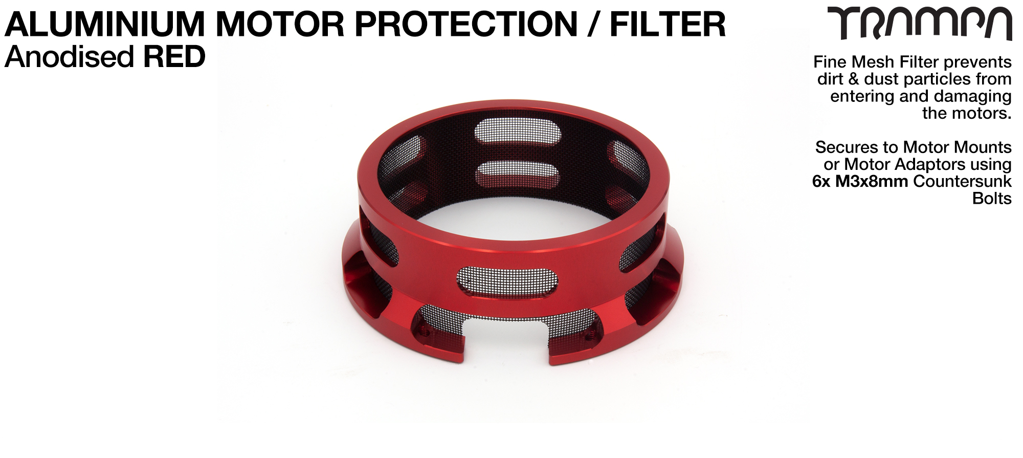HALF CAGE Motor protection Housing - RED 