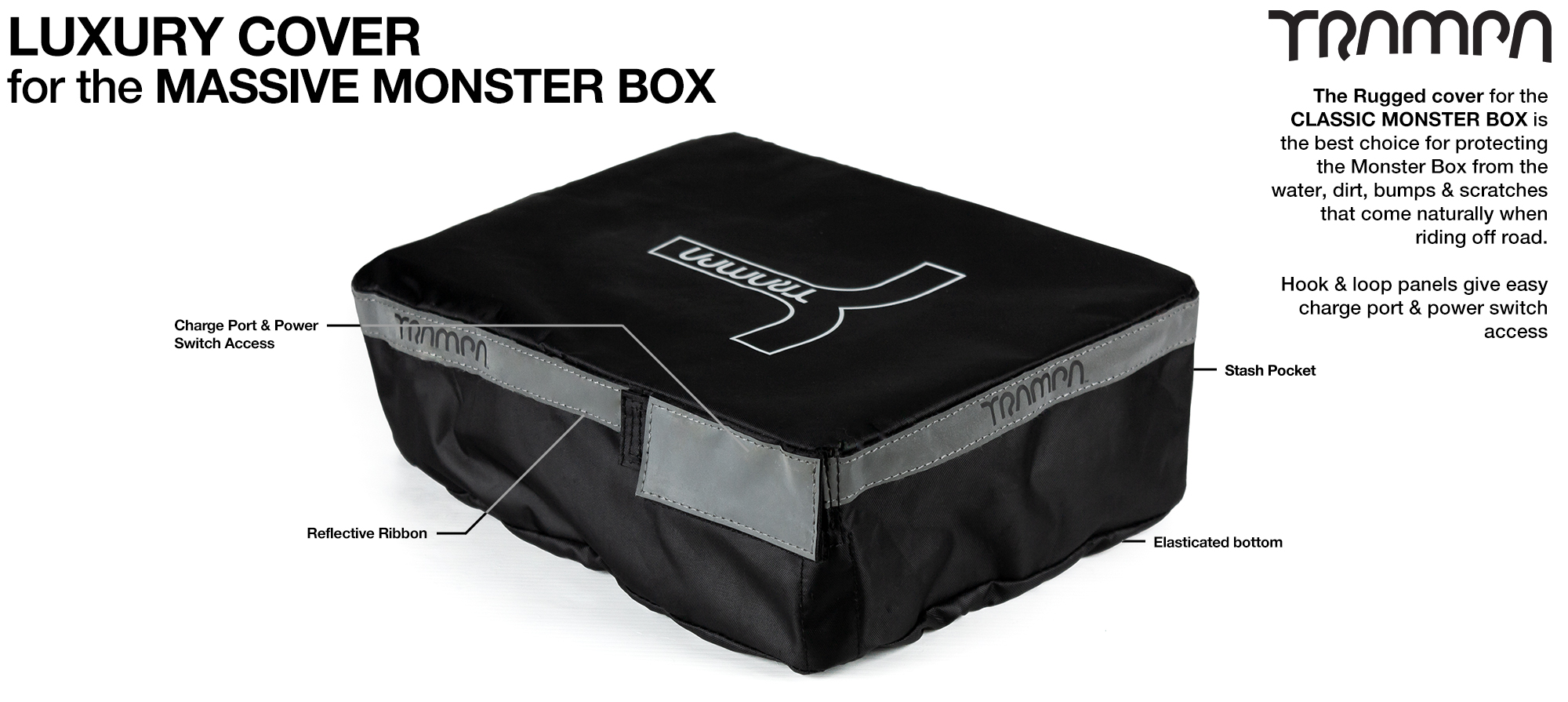 MASSIVE Monster Box HEAVY DUTY / LUXURY protective Cover with Inspection pit & tool Pockets