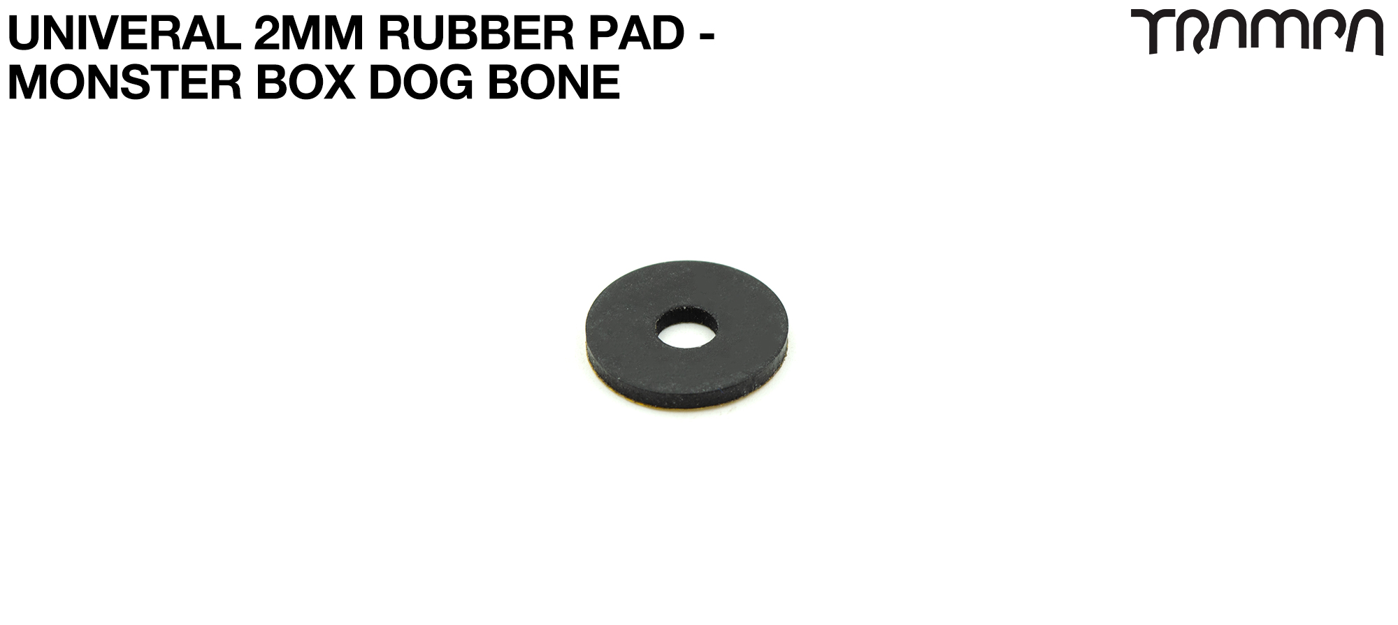 UNIVERSAL Monster Box 2mm thick Anti-Vibration RUBBER PAD for mounting the DOG BONE Securely