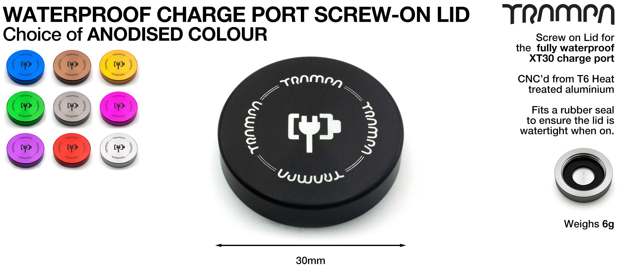 Charge Point TOP - Anodised 