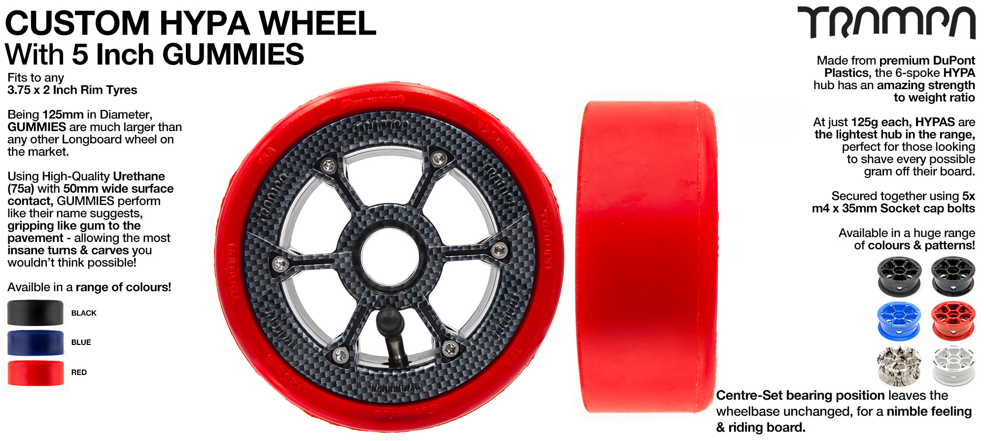 HYPA WHEELS Showing with 5 Inch GUMMIES