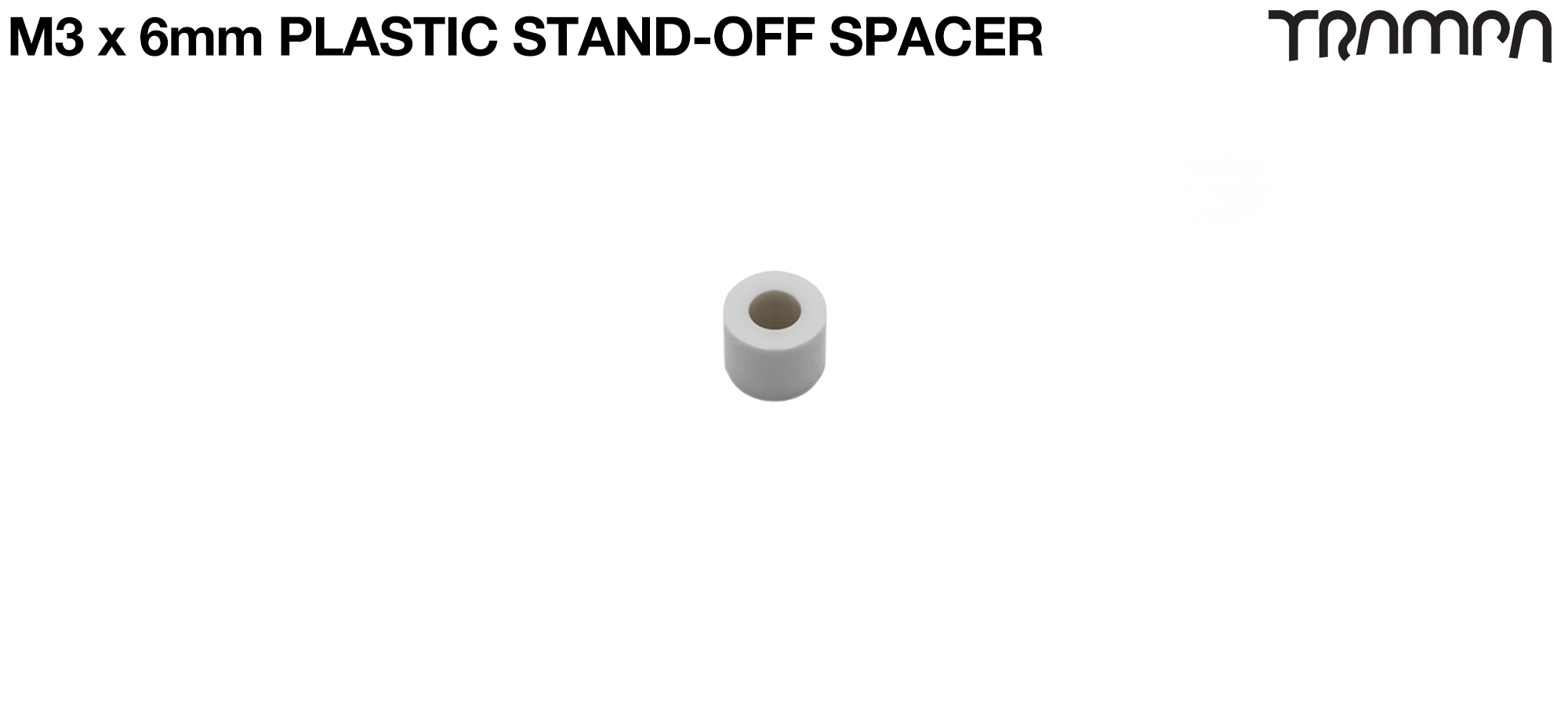 M3 x 6mm Plastic Stand-off Spacer