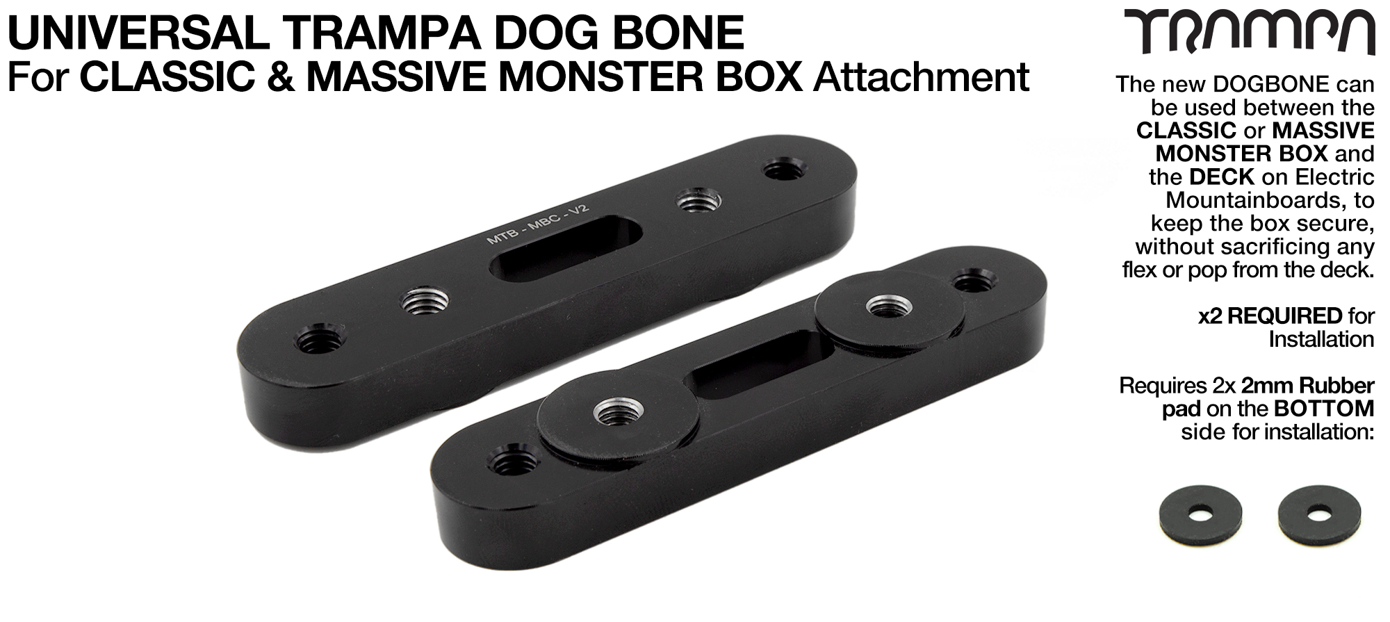 DOG-BONE - UNIVERSAL Monster Box MOUNTS