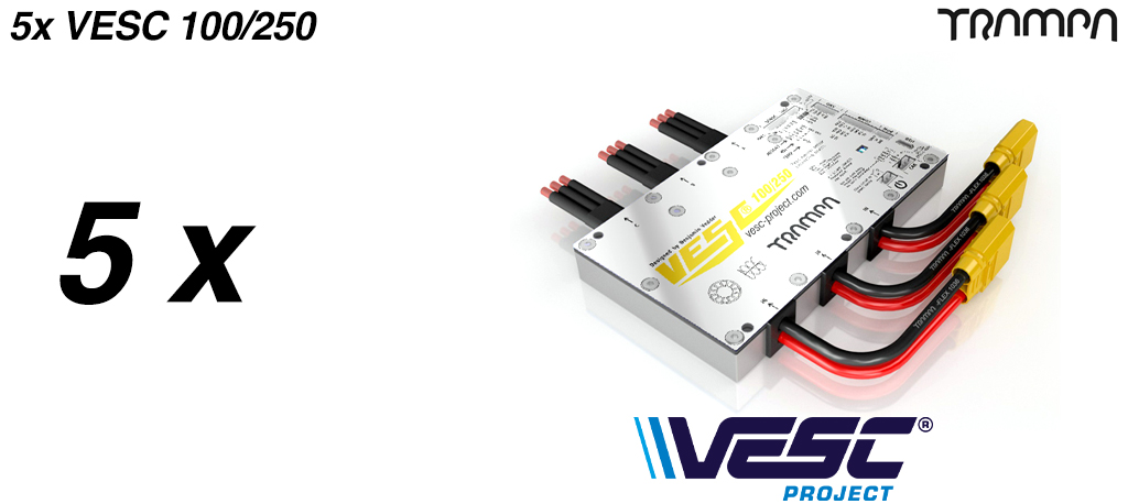 5x VESC 100V 250A £350 each
