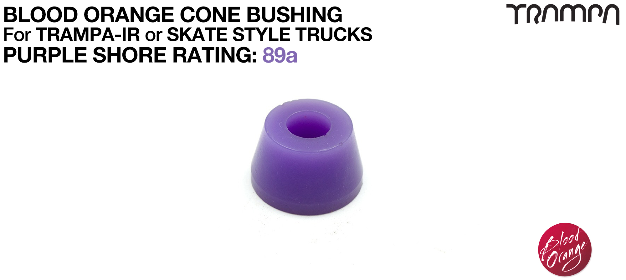 Blood Orange CONE - Translucent PURPLE 89a 