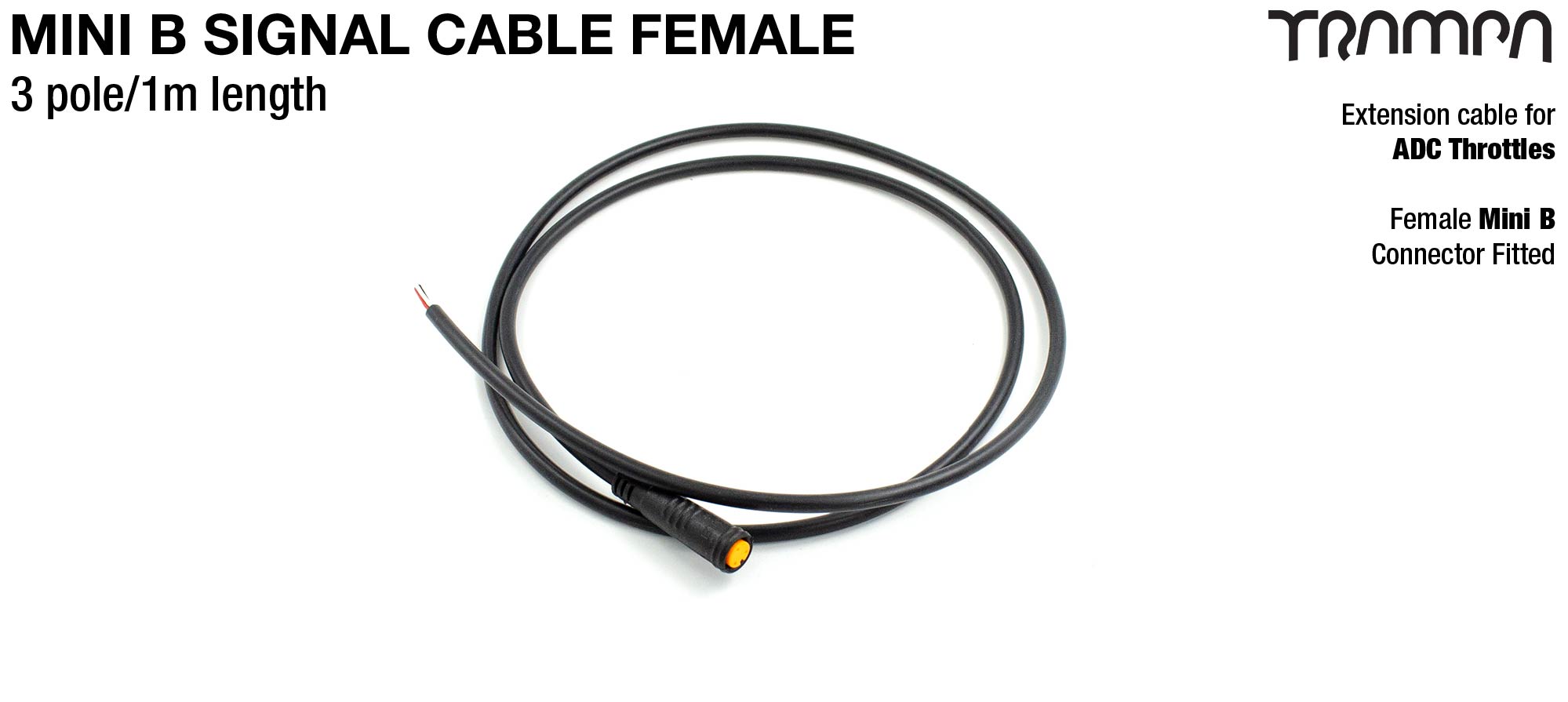 HIGO Mini B signal connector - female - 1m