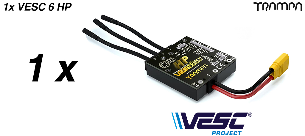 1x VESC 6 HP - HIGH POWER PCB - The next generation - Benjamin Vedder Electronic Speed Controller 