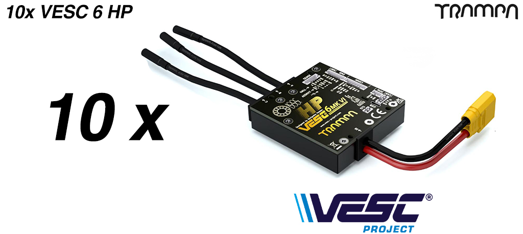 10x VESC 6 HP - HIGH POWER PCB - The next generation - Benjamin Vedder Electronic Speed Controller  