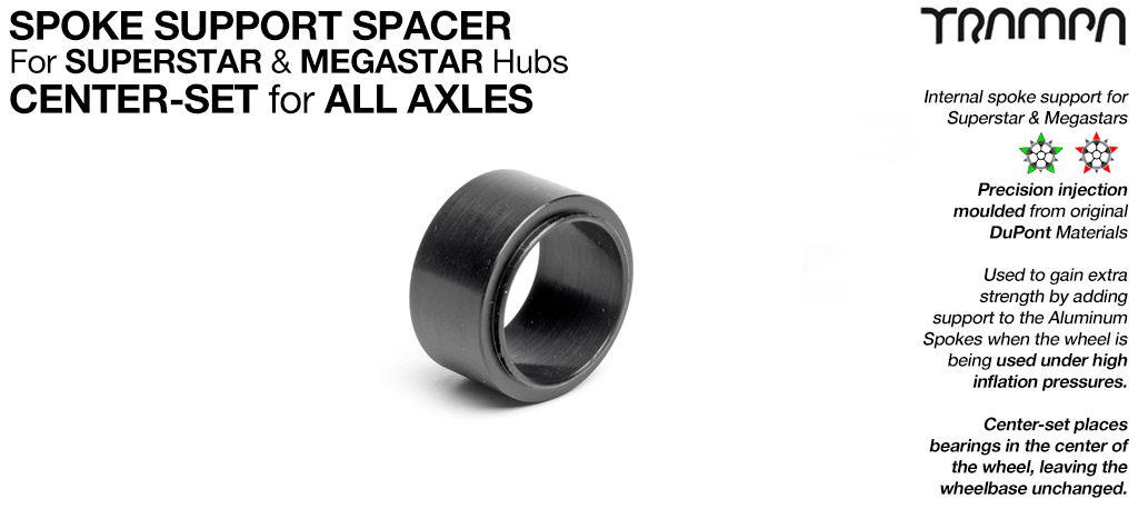 Spoke support Spacer for the Superstar & Megastar hubs 