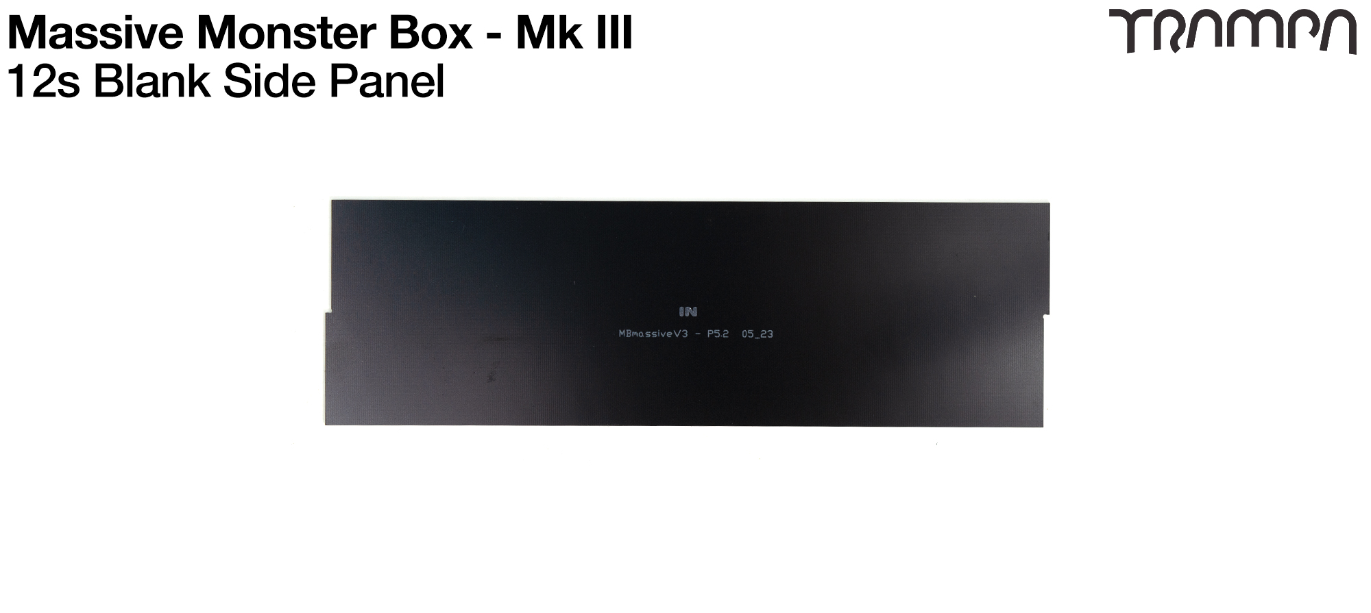 Mk III Massive Monster Box 12s - SIDE PANEL BLANK