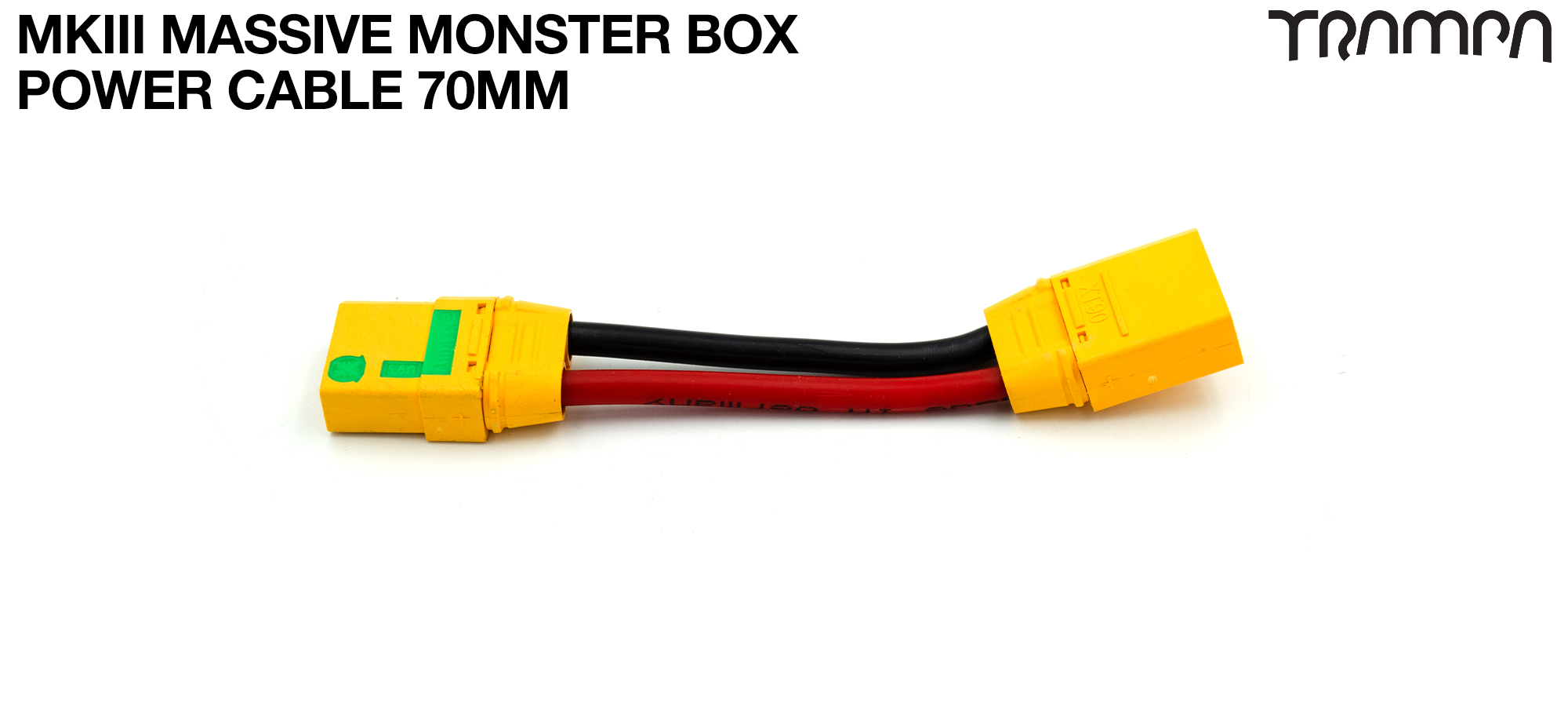 MKIII MASSIVE Monster Box Cell Pack POWER CABLE - Battery to VESC 70mm