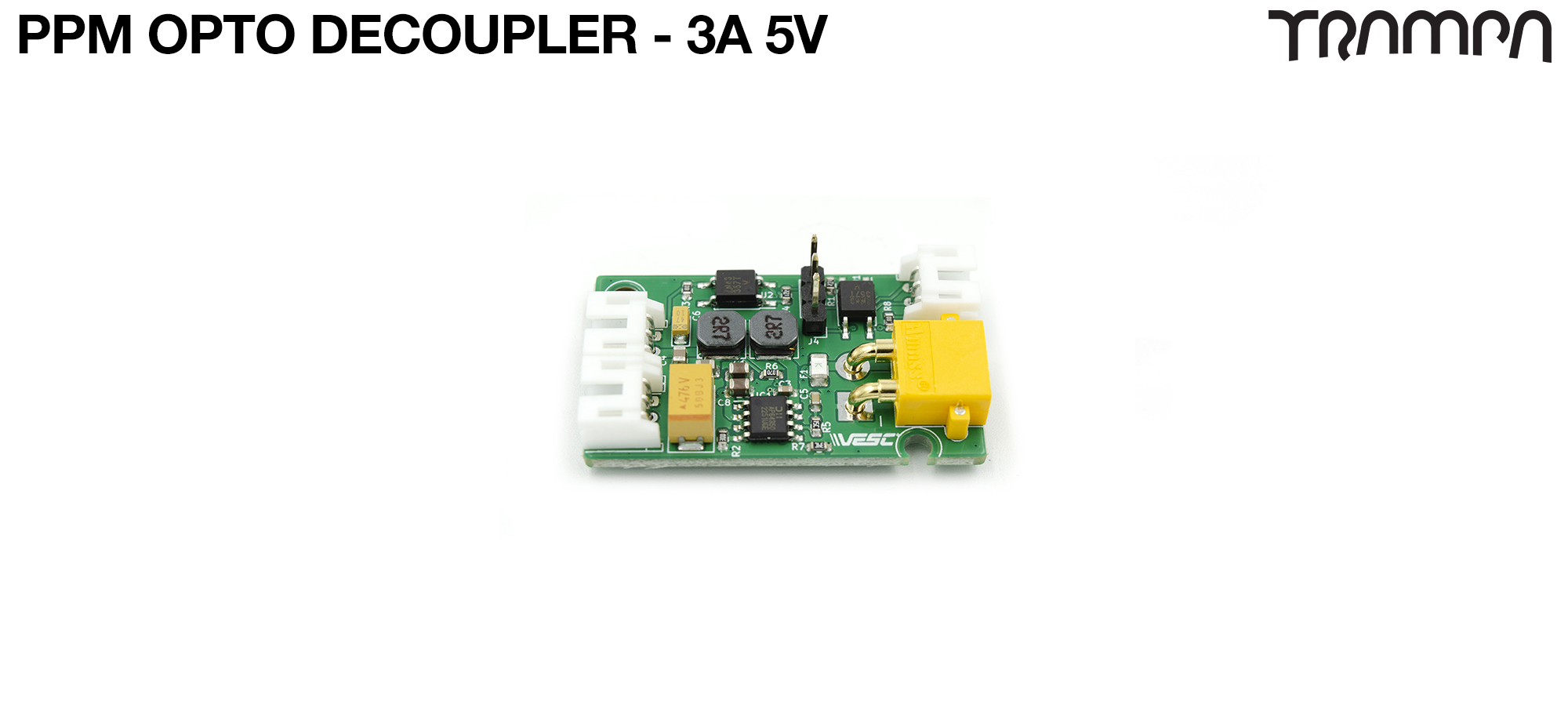 VESC SIX EDUCATION - SERVO PCB PPM OPTO DECOUPLER - 3A 5V