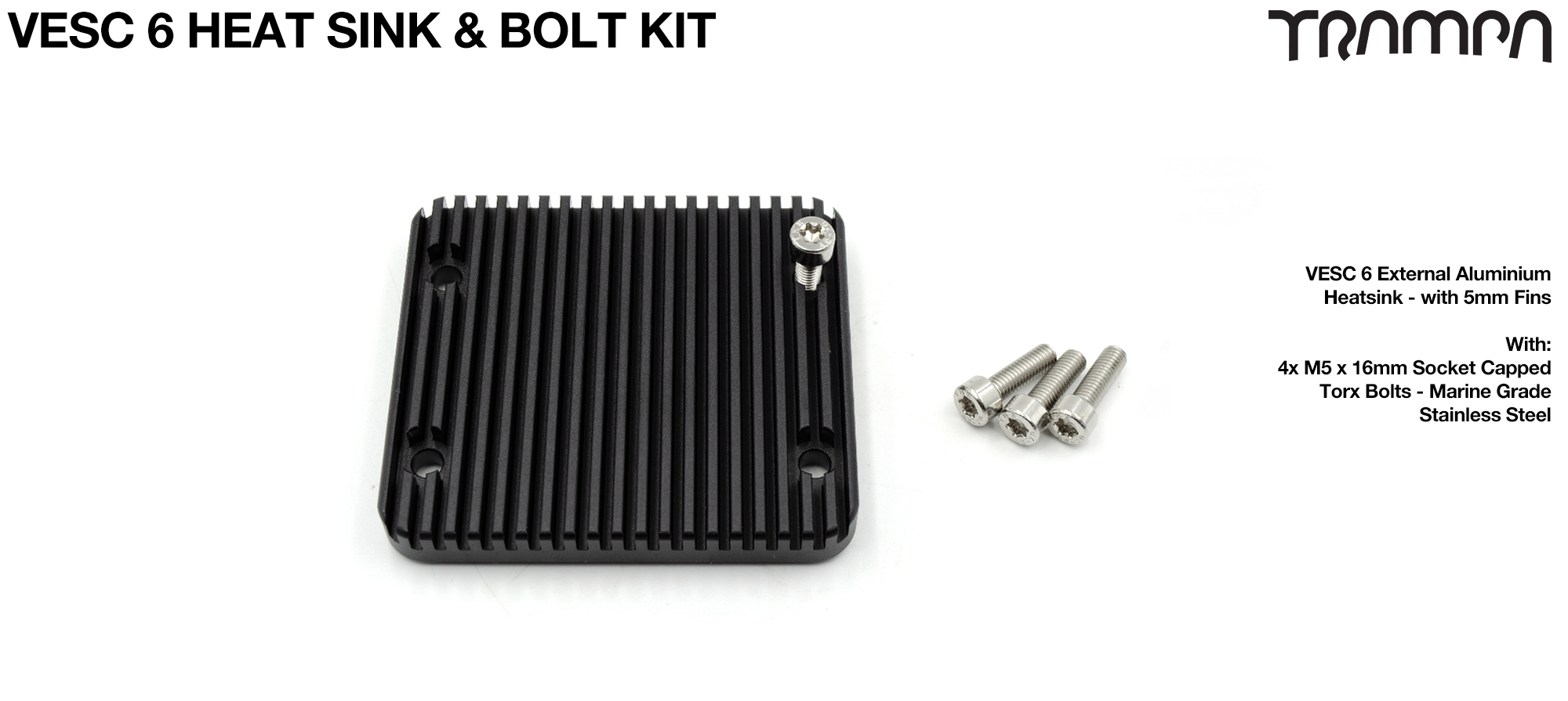 VESC 6 HEAT SINK & Bolt Kit