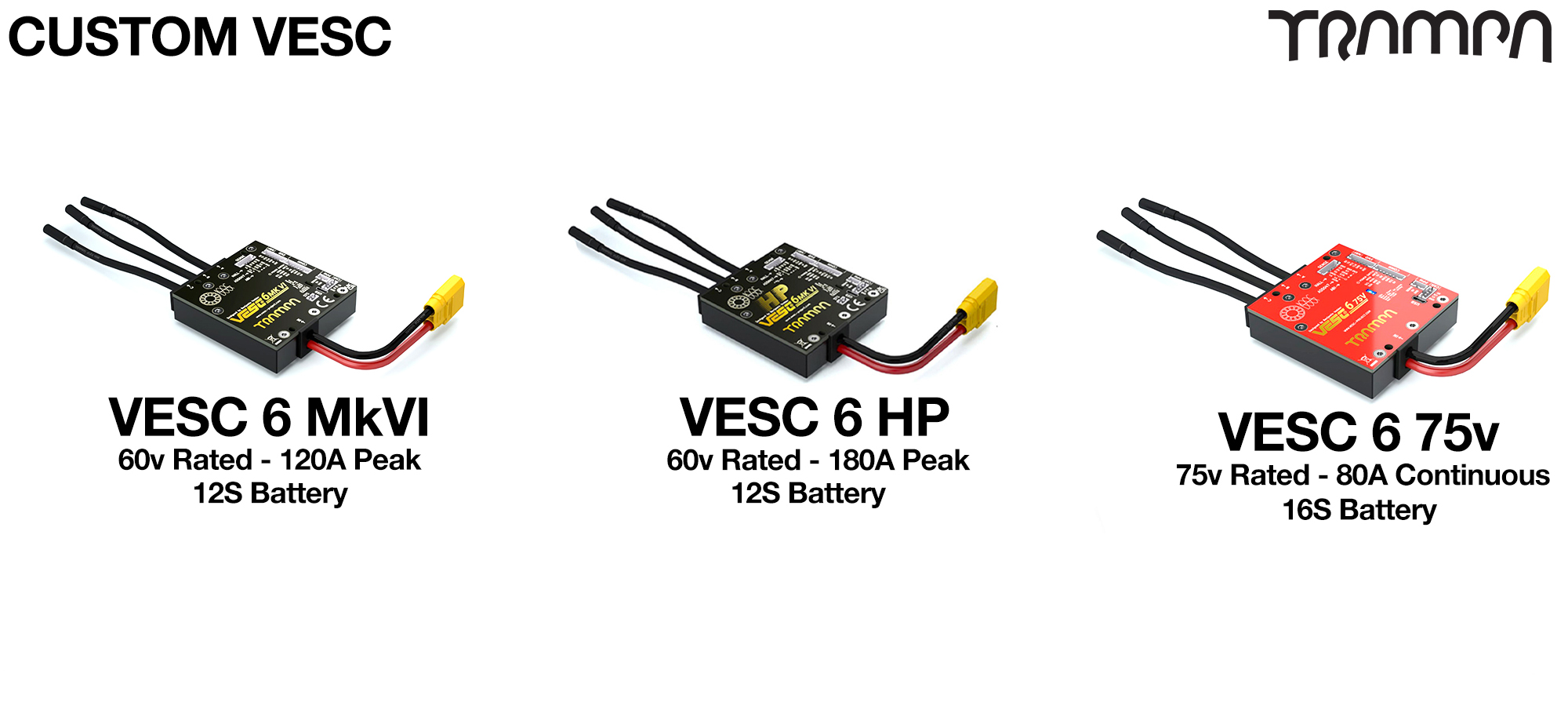 Classic MONSTER Box - 2x22Ah Li-Po cells & panel options to fit any of the TRAMPA VESC Speed controllers internally!!