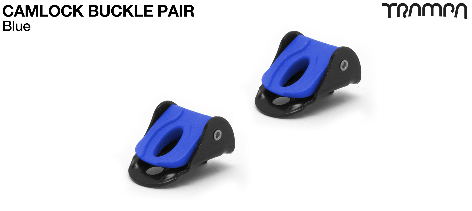 Camlock buckles for foot and heel strap Bindings - BLUE x 2