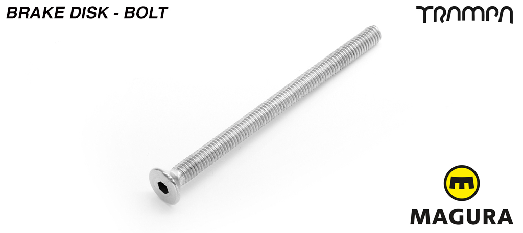 M5 x 52.5mm countersunk bolt - Marine Grade Stainless steel Brake disk to hub bolts