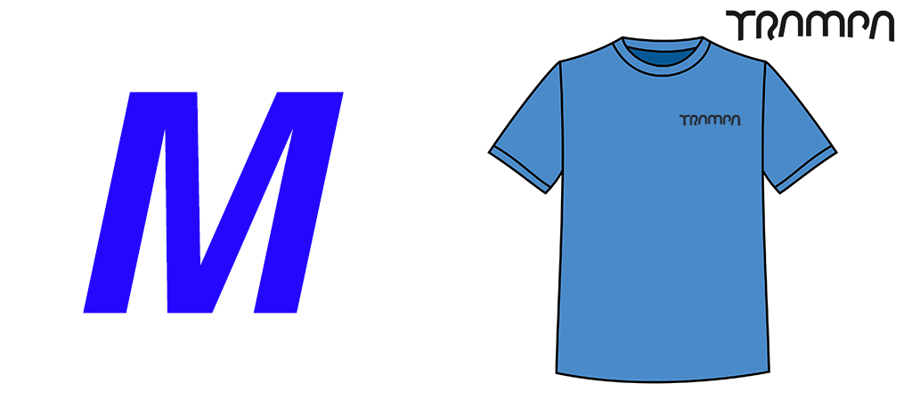 Gildan TRAMPA T-SHIRT BLUE- Medium