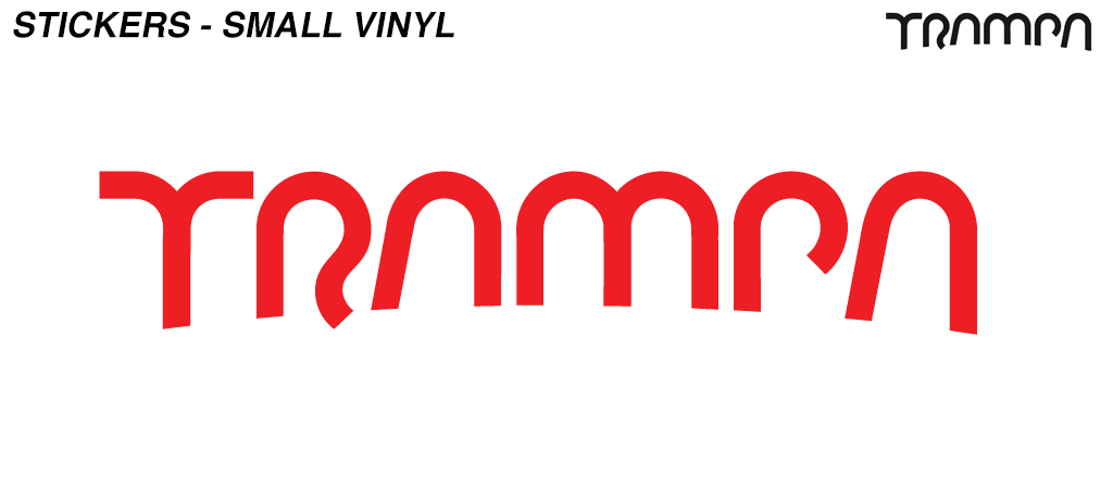 Alpha RED 65mm Detail Vinyl Sticker - OUT OF STOCK