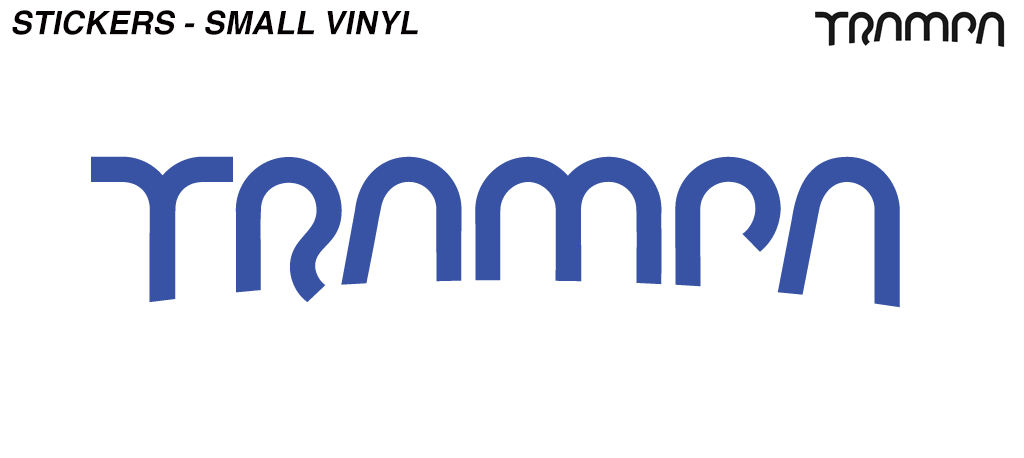 Alpha BLUE 65mm Detail Vinyl Sticker - OUT OF STOCK