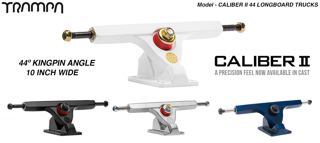 Caliber II 44º Baseplate 9 Inch wide shortboard Truck - Suitable for high speed