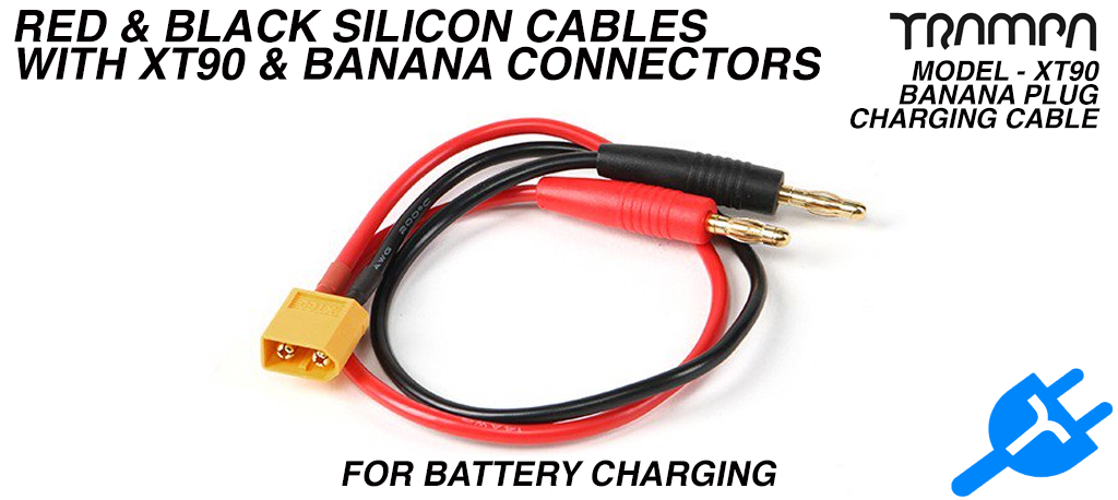 XT90 Banana Plug - Battery Charging cable