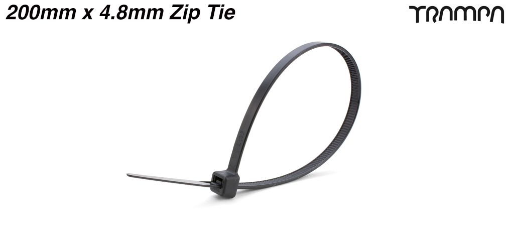 200mm x 4.8mm Zip Tie 