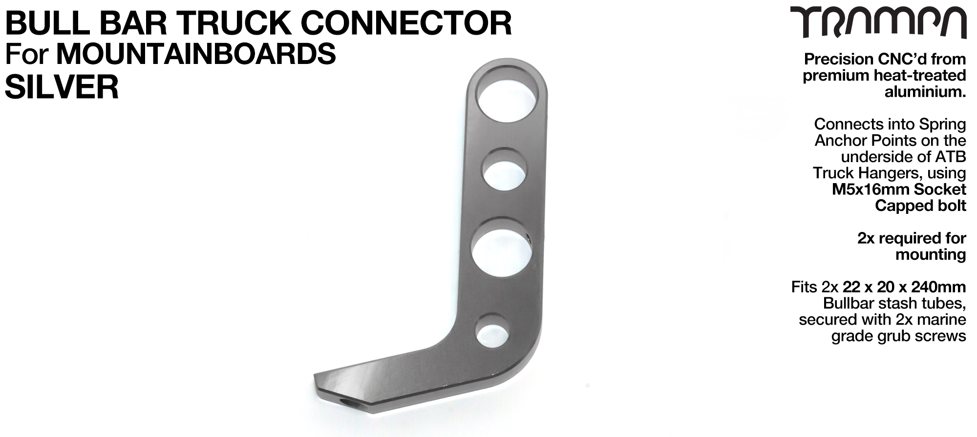 MountainBoard Uprights - SILVER 