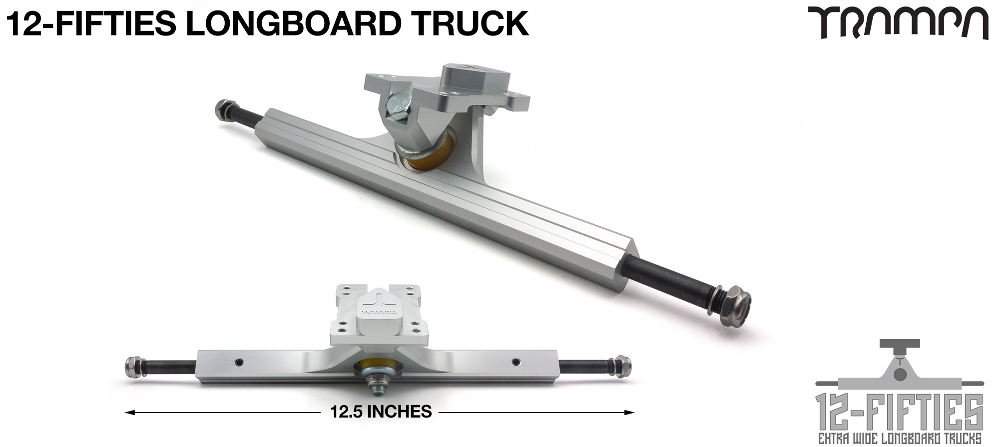 12Fifties - CNC Precision made Extra Wide All Terrain Longboard Truck